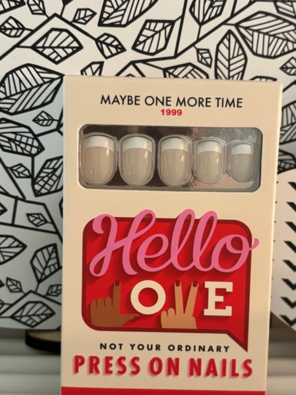 Hello Love Maybe One More Time Press On Nails